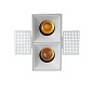 ART-SQF-180x2 LED светильник встраиваемый безрамочный полуповоротный Downlight   -  Встраиваемые светильники 